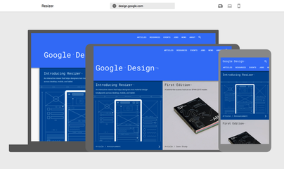Google Resizer 為響應(yīng)式網(wǎng)頁(yè)設(shè)計(jì)打造的尺寸調(diào)整利器